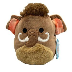 Chienda the Wooly Mammoth 7.5" Squishmallow Soft Brown Prehistoric Plush